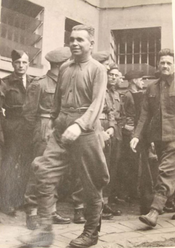 #3 Franz Hossler (far right), was a feared concentration camp commander.