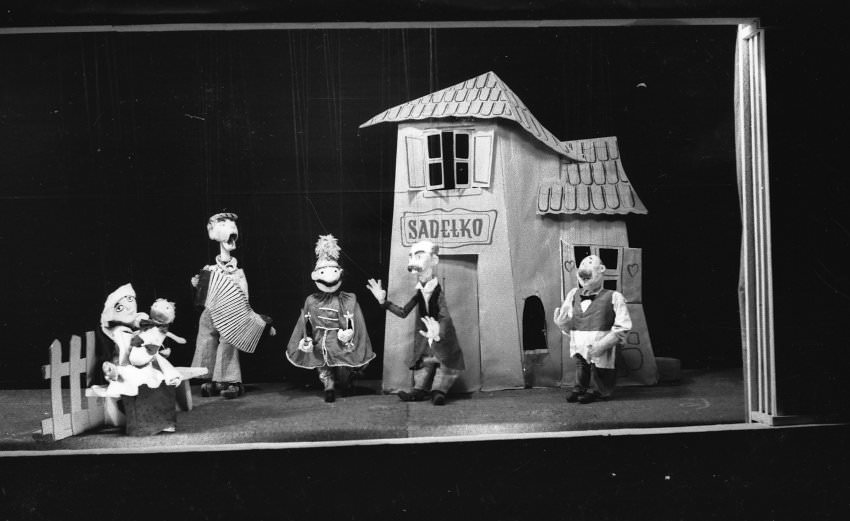 #5 A scene from a marionette theater.