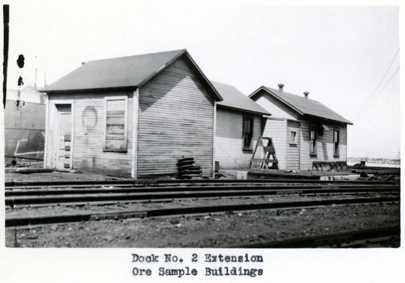 #19 NYCRR Dock No. 2 Extension. Ore Sample Buildings, 1924