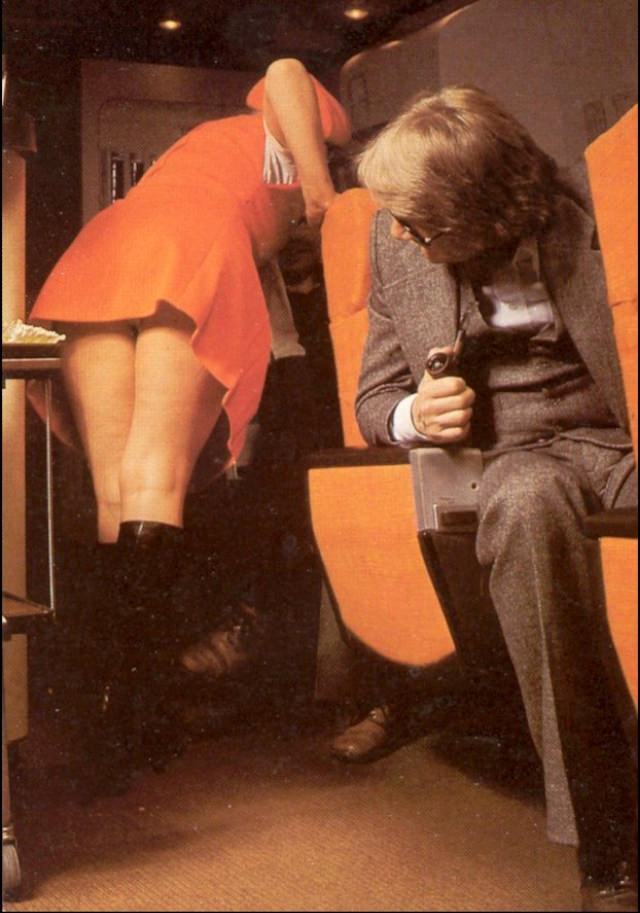 A Re-enactment of the Sexual Harassment Flight Attendants Endured in the 1970s Weird