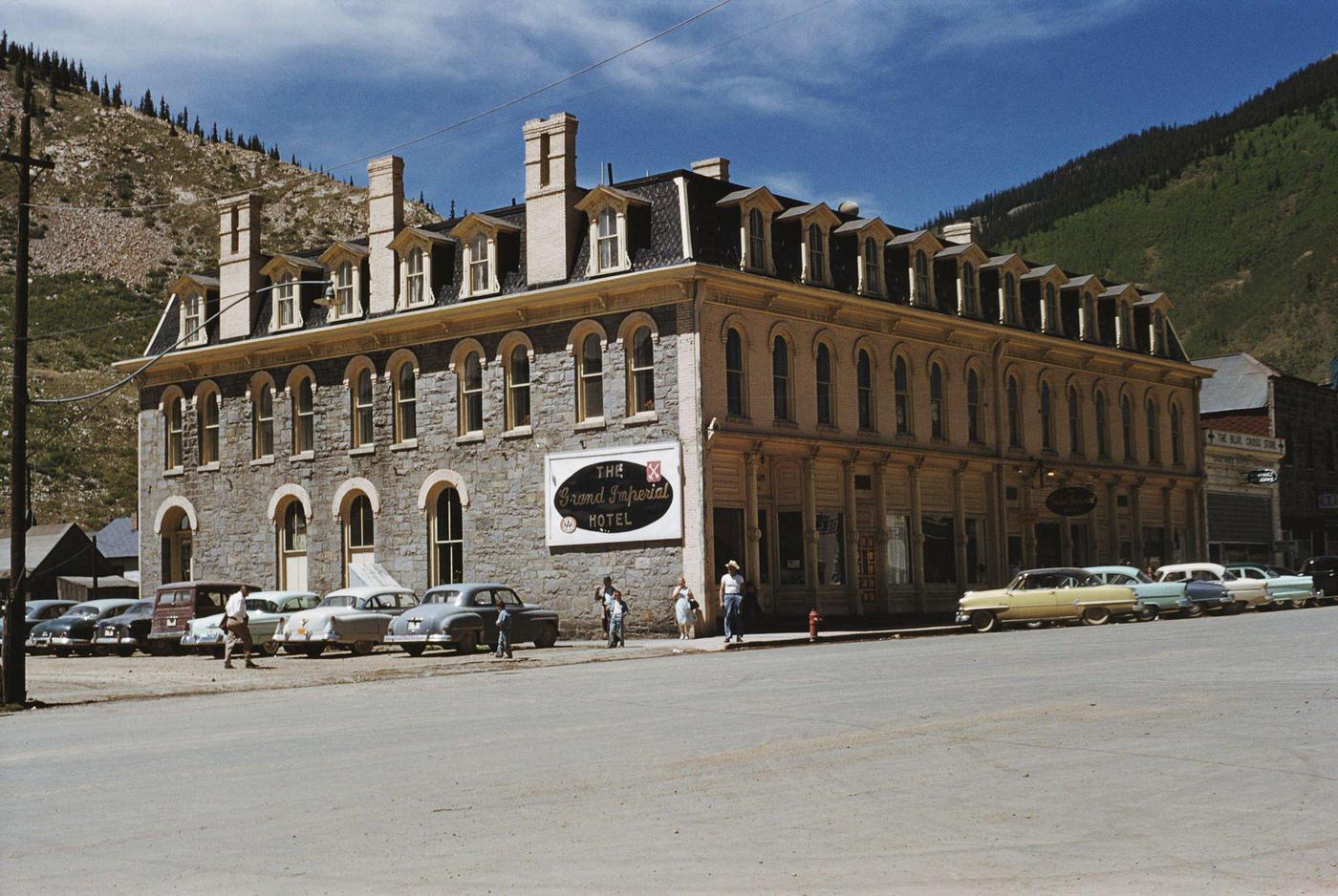 #48 Side view of the Grand Imperial Hotel, Silverton, 1962