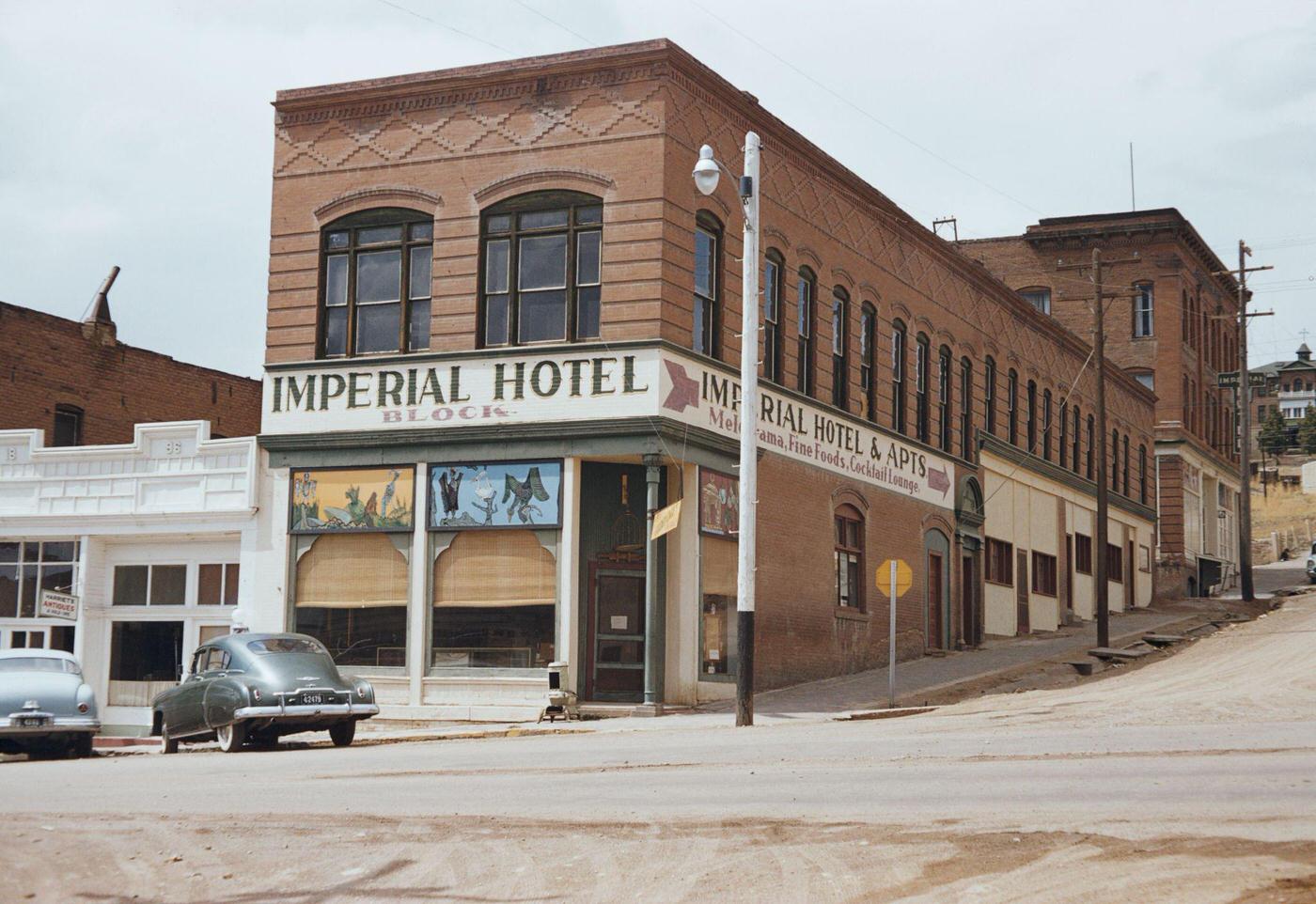 #49 Imperial Hotel, Cripple Creek, Teller County, Colorado, 1962.