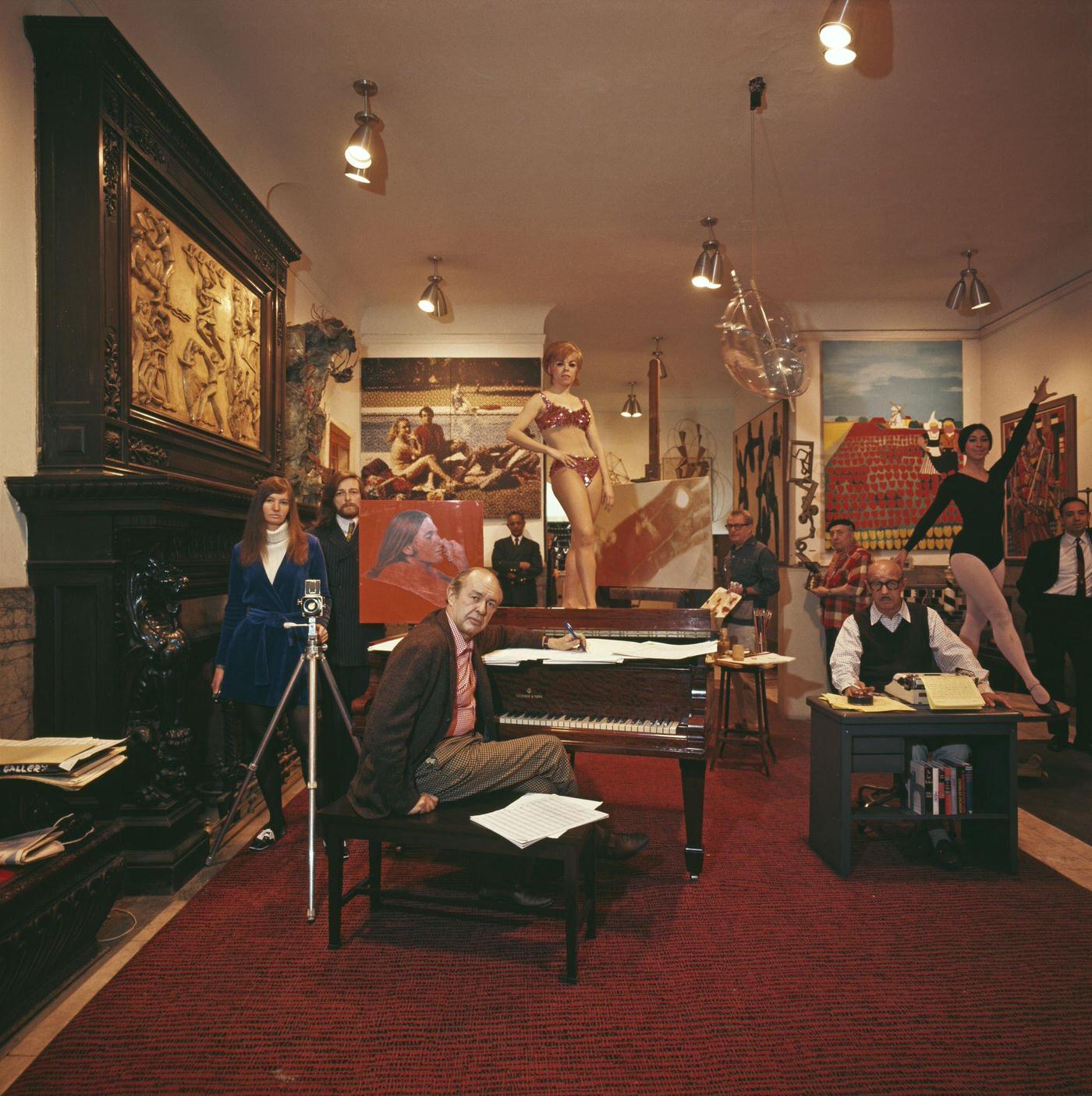 #70 Chelsea Hotel on W. 23rd Street, Manhattan, New York City, 1968.