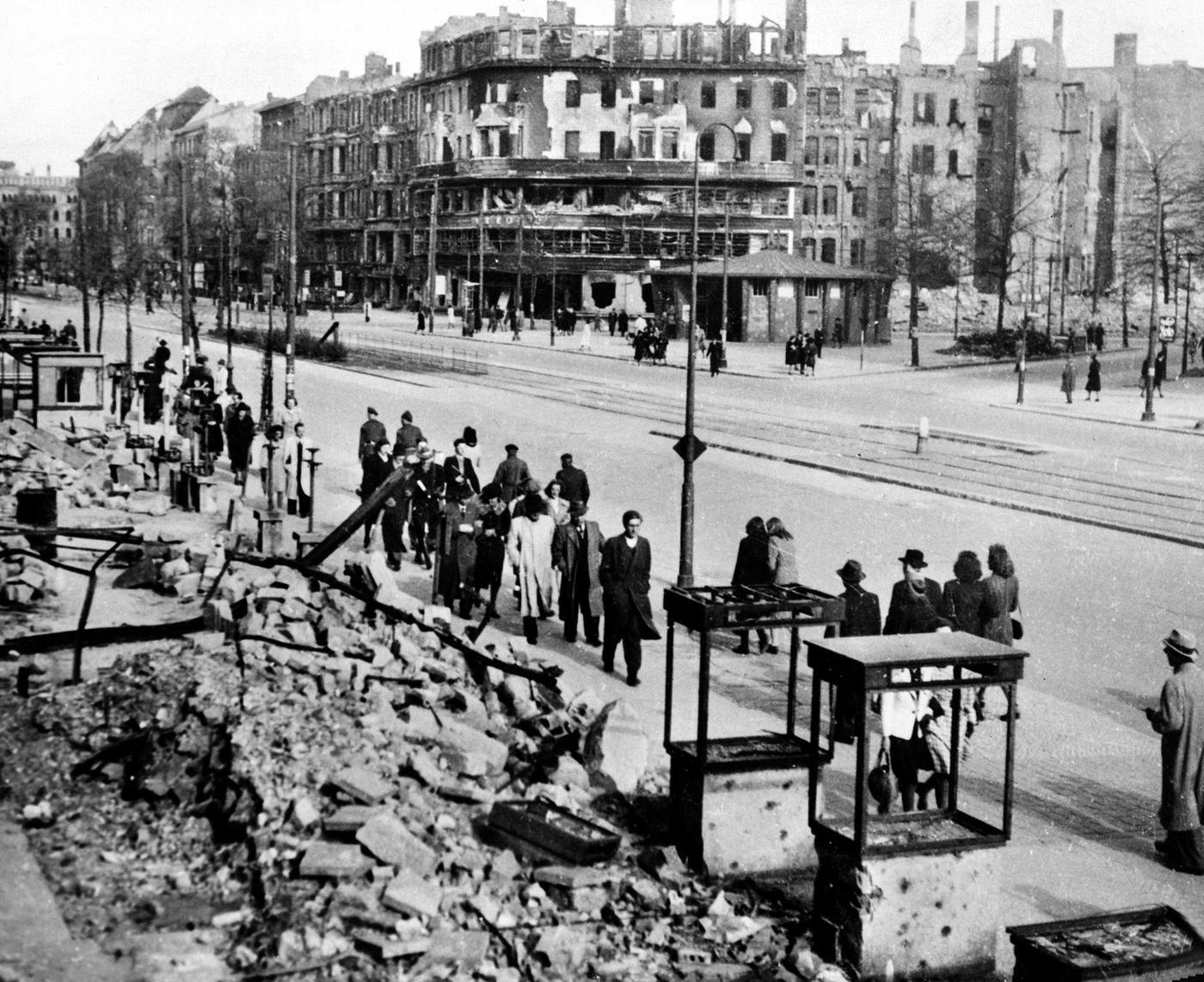 #3 Kurfürstendam Ruins, Berlin, Germany, 1945-1946.