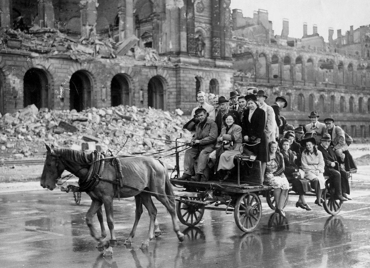 #30 British army units arrive in Berlin to take up their occupation positions in the Allied Zone, July 1945.