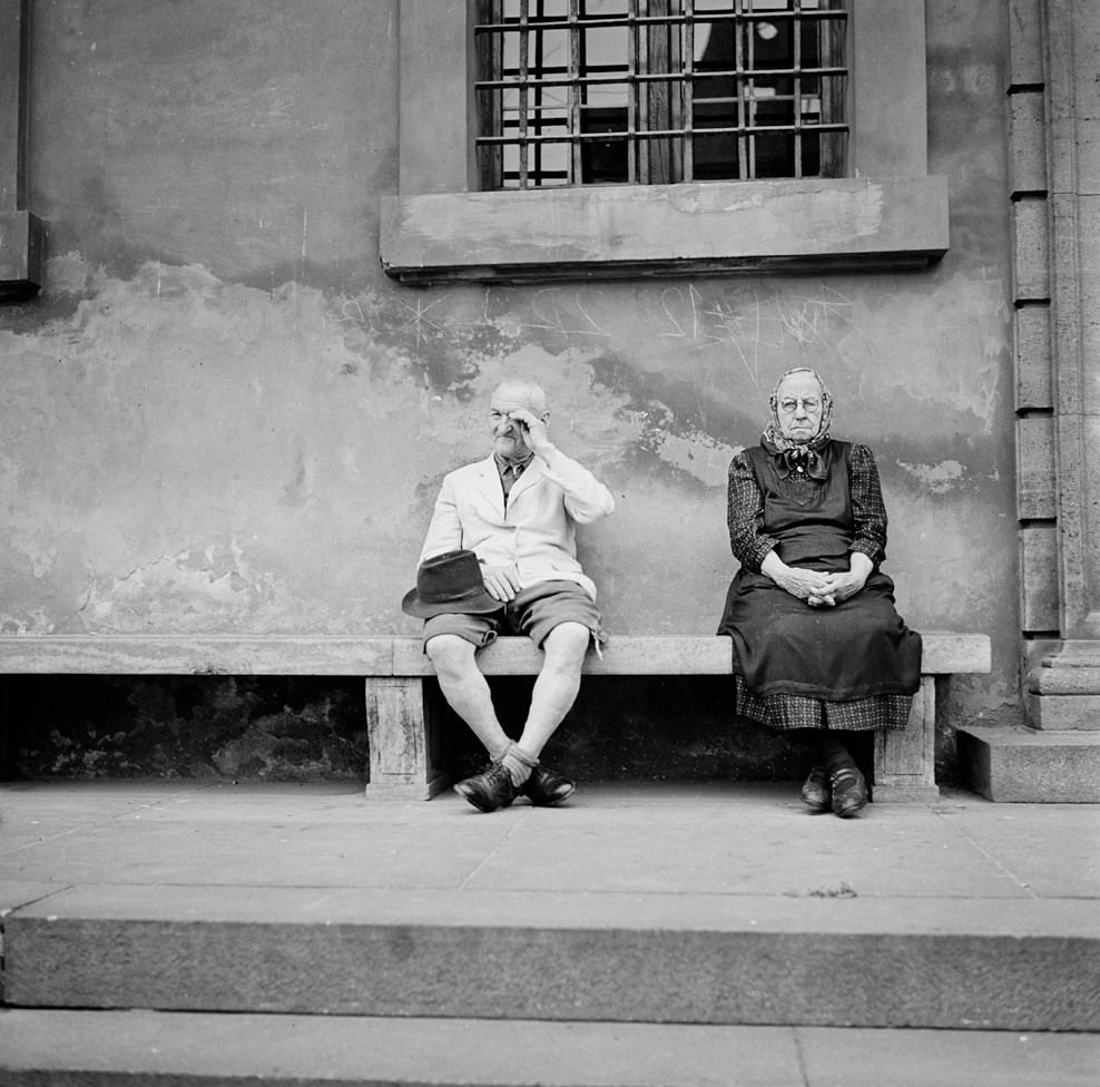 #2 Old Couple, Germany, 1956