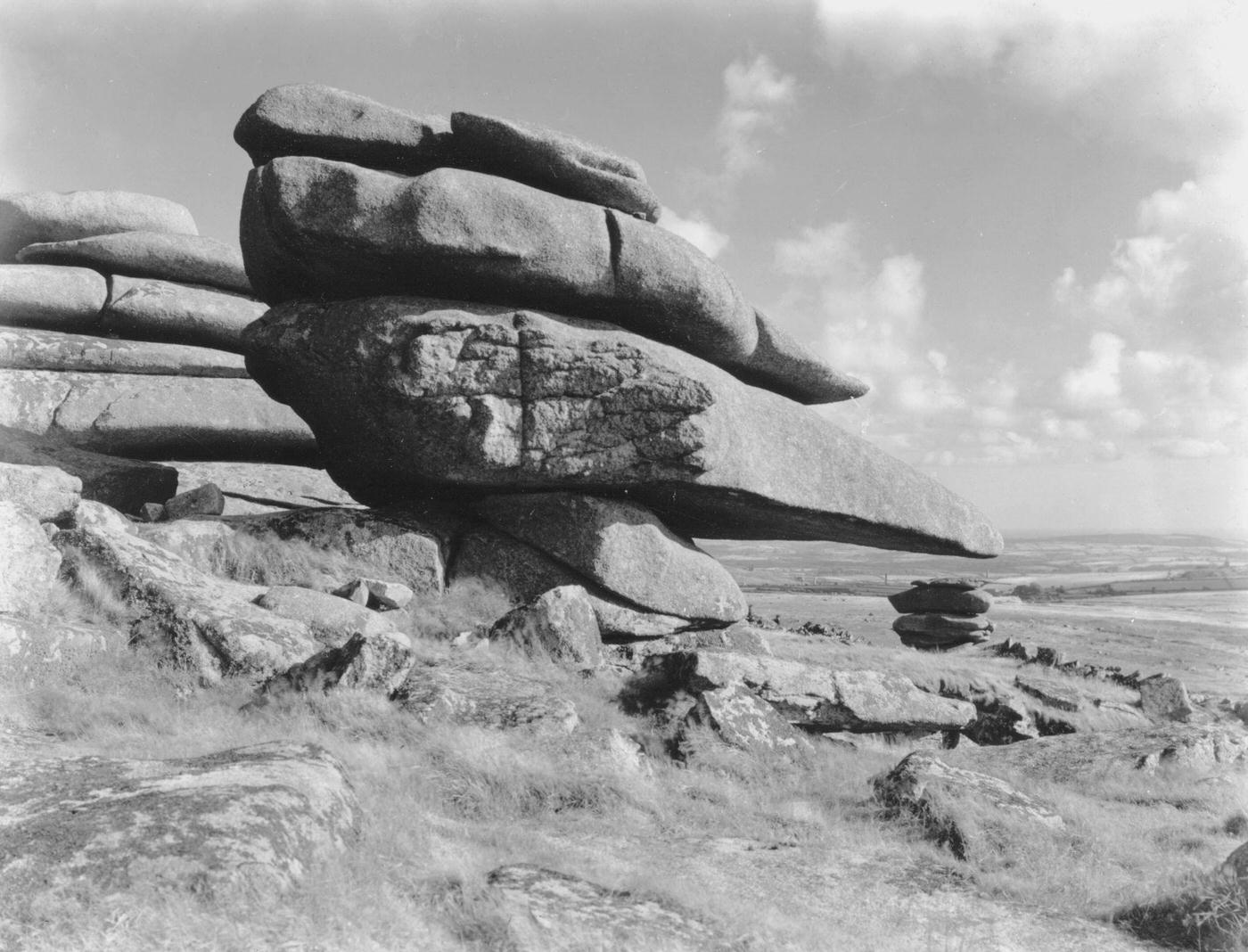 #6 Cheesewrings, heights of Bodmin Moor, near Mintons, Cornwall, 1970.