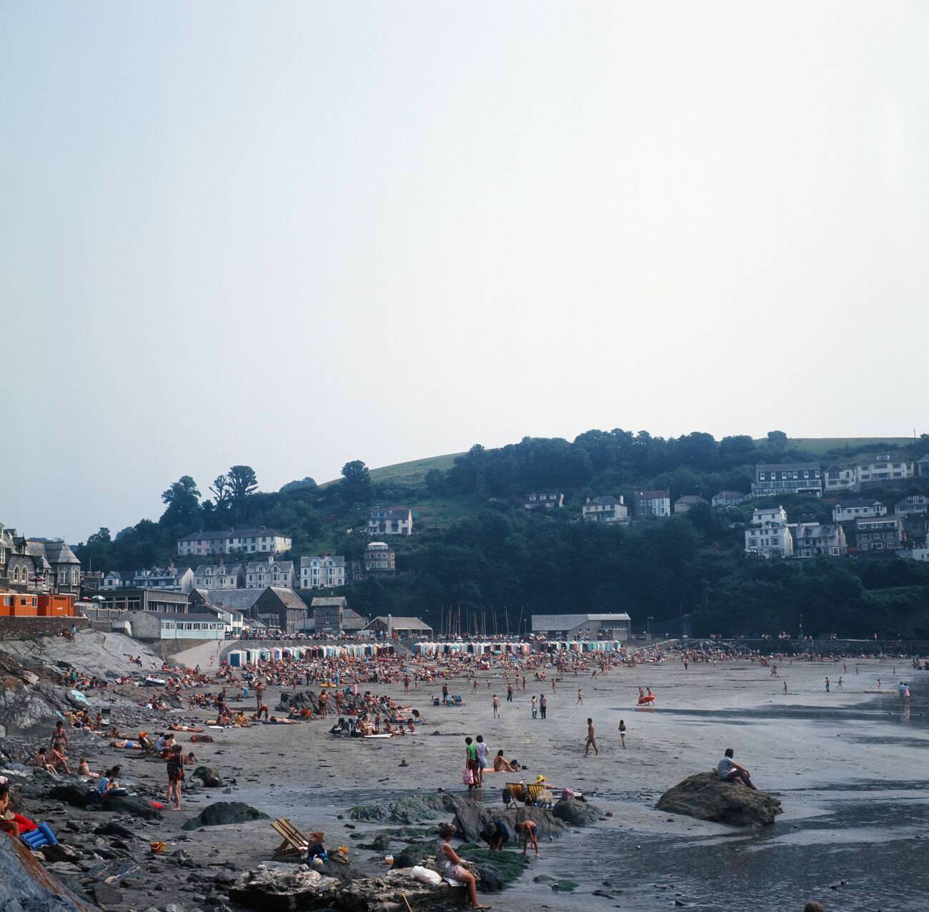 #28 Beach at Looe, Cornwall, 1973.