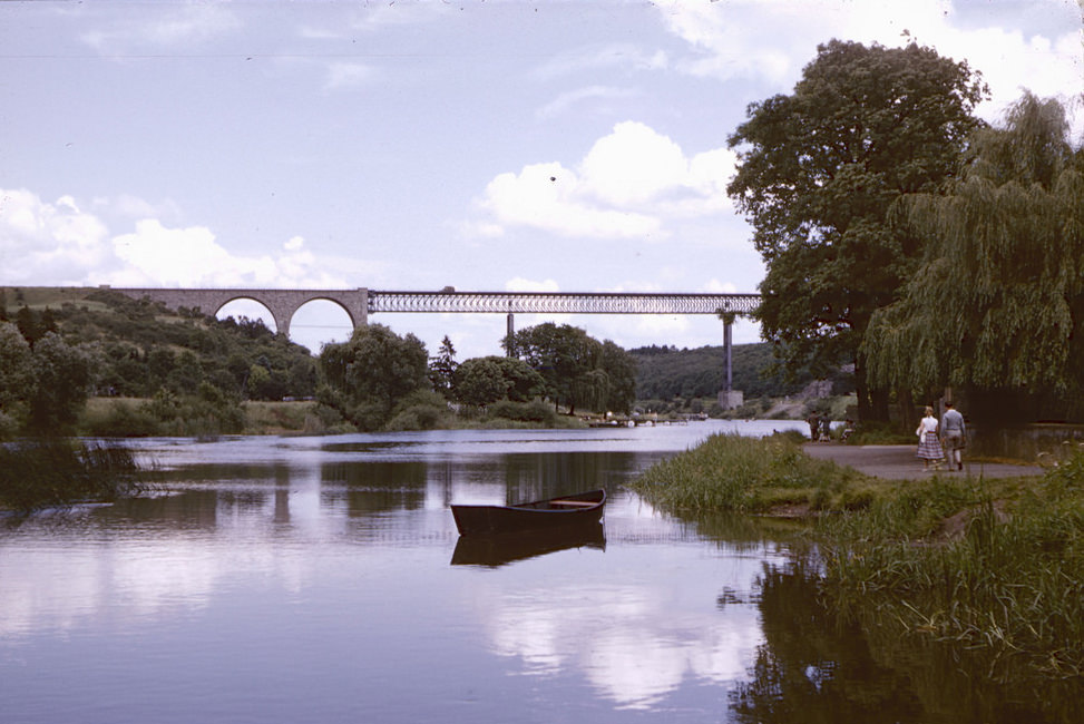 #1 Autobahn bridge over the Lahn River, Limburg an der Lahn, 22 June 1958
