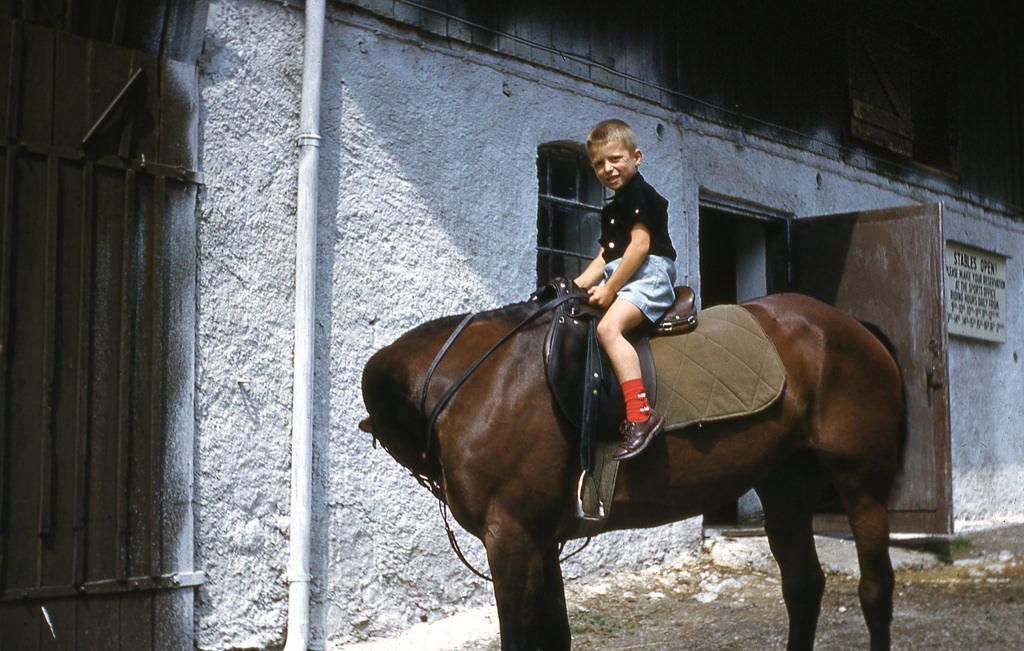 #6 At the Tattersal in Wiesbaden, 1958