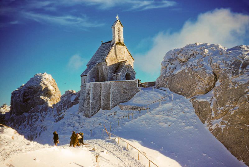 #98 Wendelstein Church on Wendelstein Mountain, Bavarian Alps.