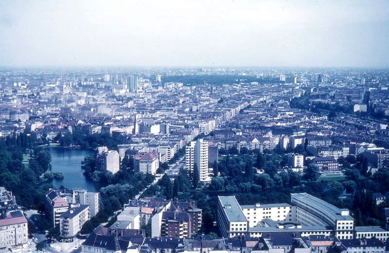 #111 Berlin, looking east from the Funkturm, Germany, 1960s