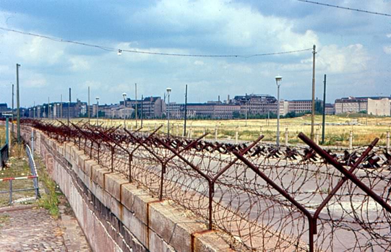 #119 East Berlin from the Berlin Wall, Germany, 1960s