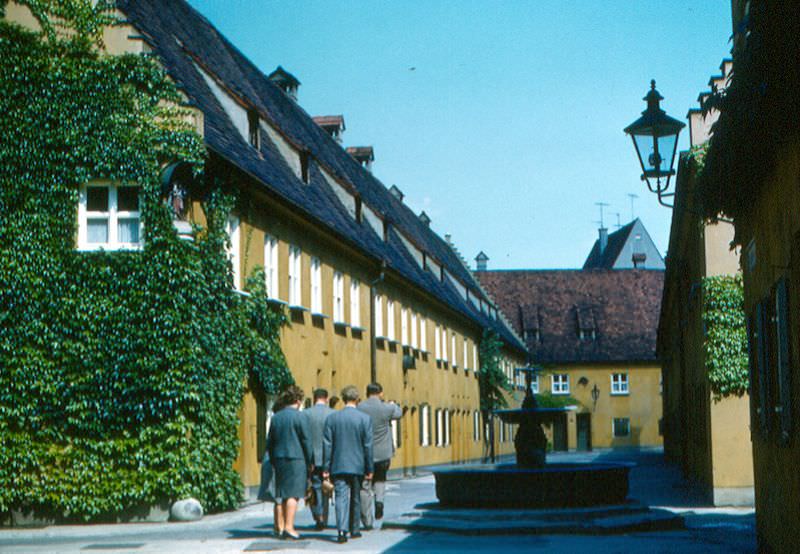 #121 Fuggerei, Augsburg, Germany, 1960s
