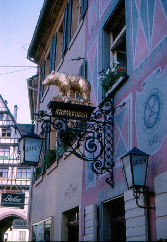 #125 Hotel Bären, Freiburg, Germany, 1960s