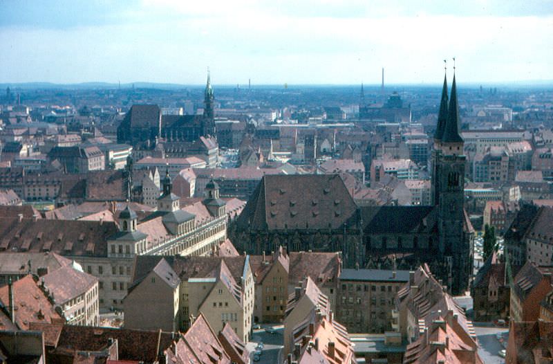 #135 Nürnberg from Castle, Germany, 1960s