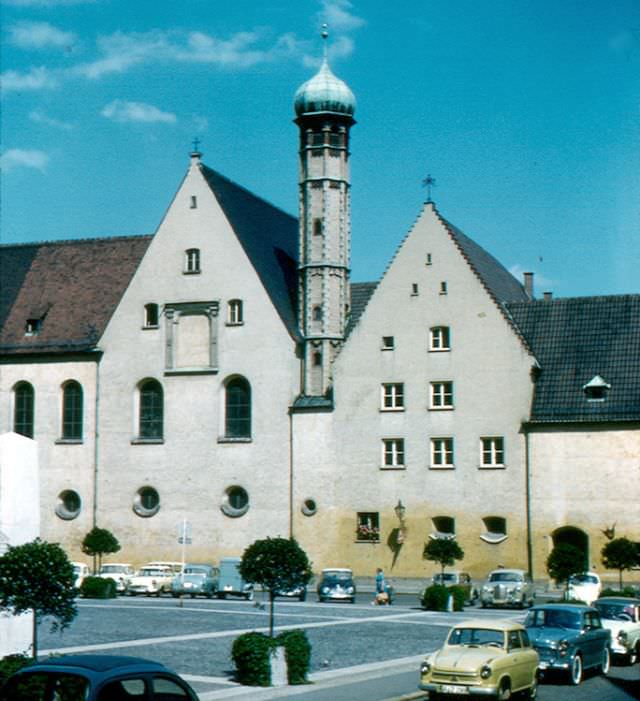 #140 Perlachturm, Augsburg, Germany, 1960s