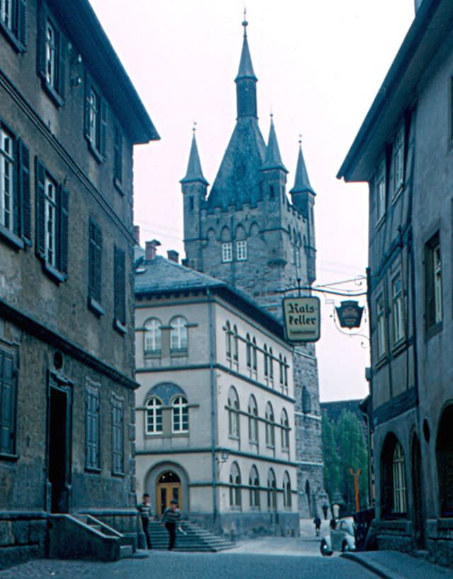 #151 Bad Wimpfen from Blauer Turm, Germany, 1960s