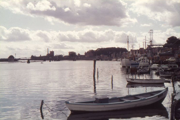 #17 Fishing port in Kappeln. In the background is the Nestle plant, today Cremilk, 1960s