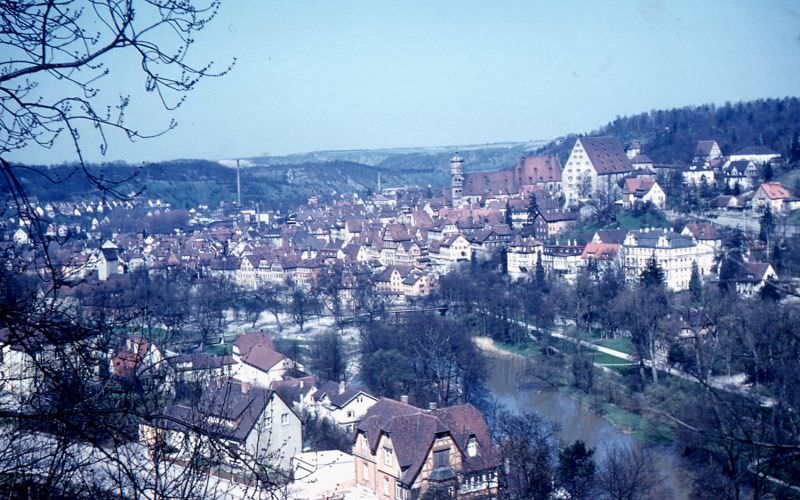 #188 Schwäbisch Hall and the Kocher River from near the railroad station