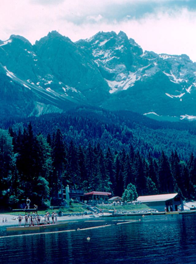 #194 The Zugspitze, Germany’s highest mountain (2,962 m, 9,715 ft) from the Eibsee