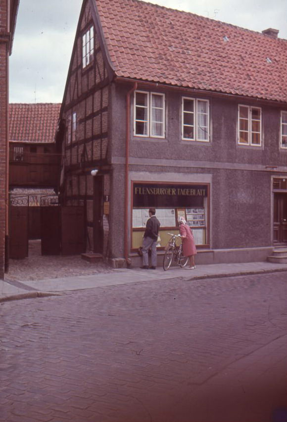 #3 “Flensburger Tageblatt” on the Schmiedestraße in Kappeln (Schlei), 1960s