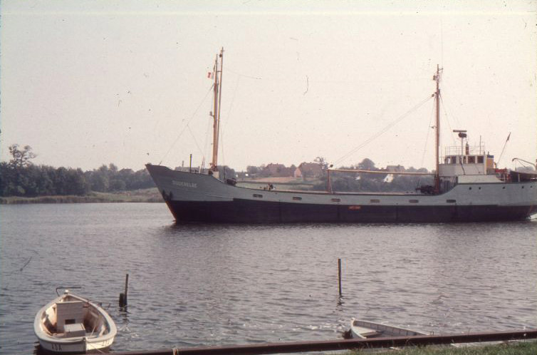 #35 Ship named “Suderelbe” in Kappeln (Schlei), 1960s
