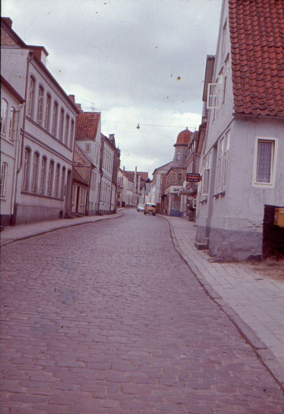 #41 The Parkplatz (parking lot) on the Querstraße in Kappeln, 1960s