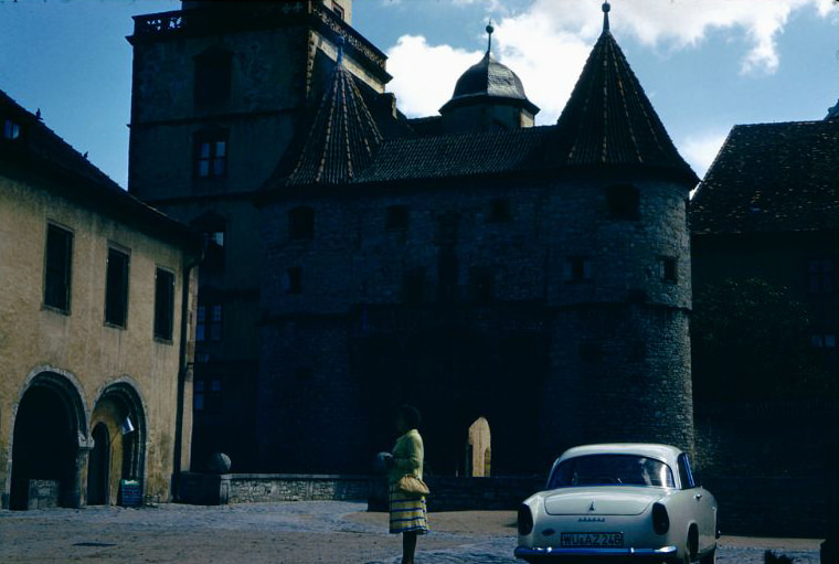 #58 Inside the Marienberg Fortress, Würzburg, Germany, 1960s