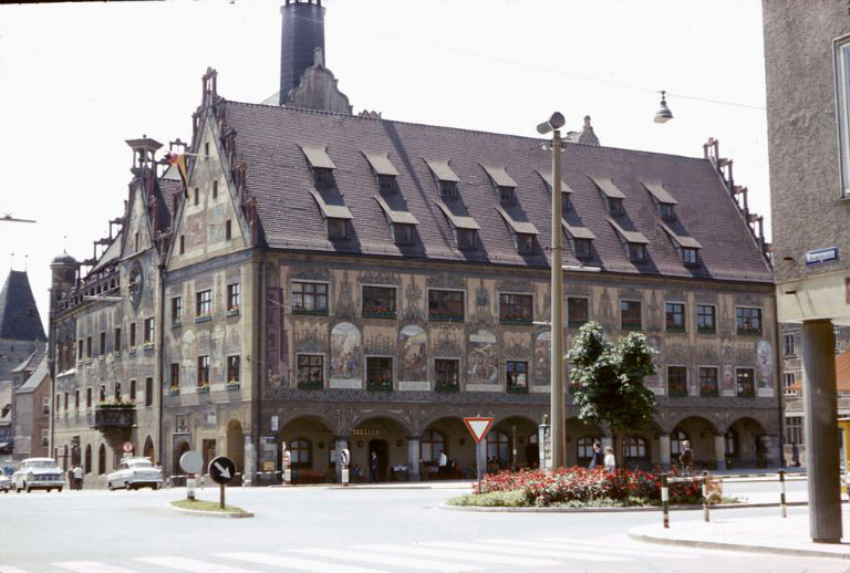 #91 The town hall in Ulm, Germany, 1960s