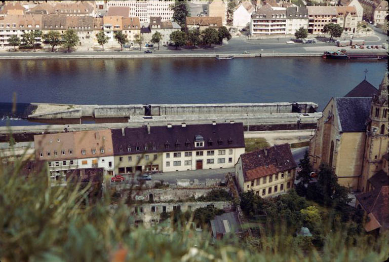 #95 View from the Marienberg Fortress, Würzburg, Germany, 1960s