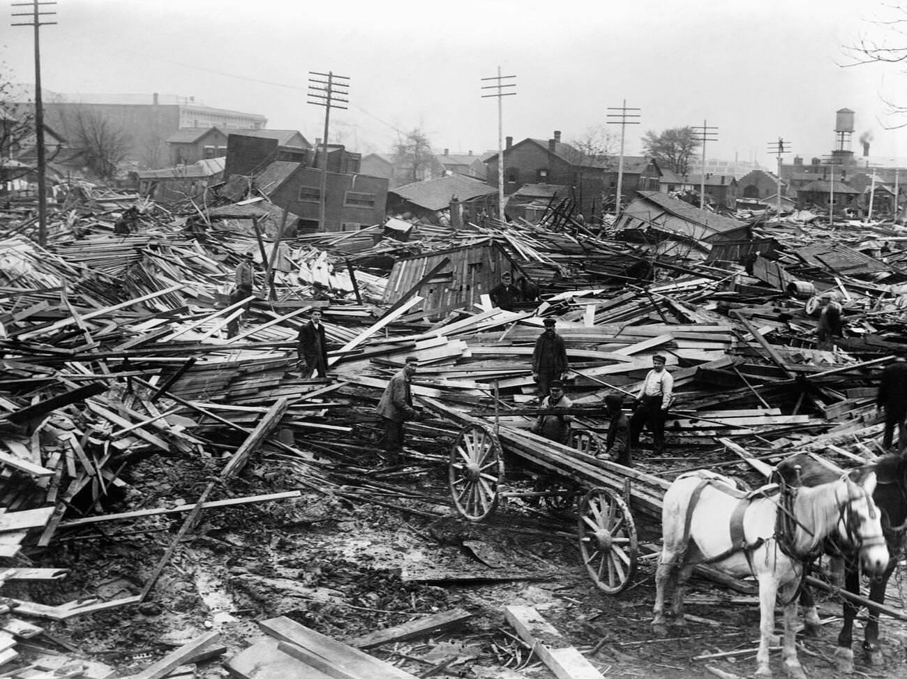 #17 View of Dayton, Ohio after the flood, March 1913.