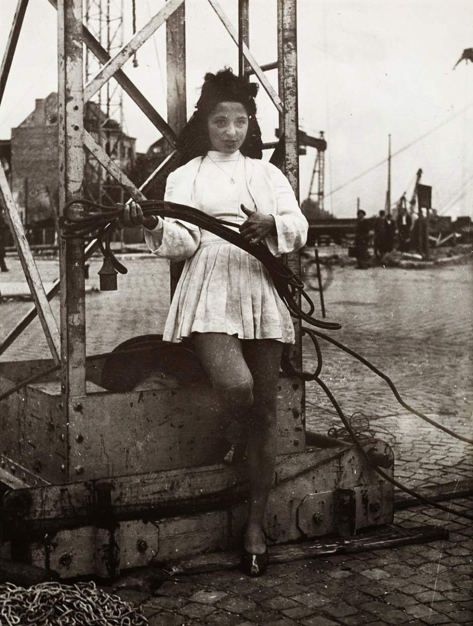 A Balancing Act: High-Wire Circus Artists at Heumarkt, Cologne, 1946 Sports