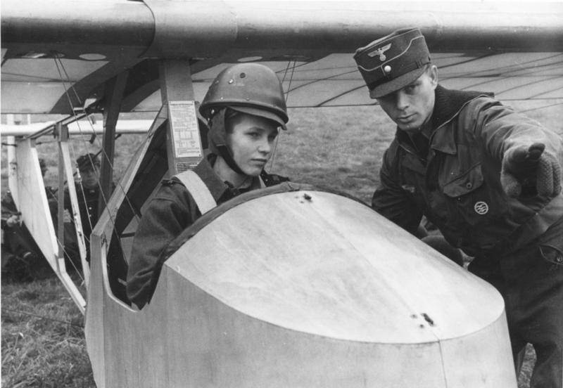 #11 Hitler Youth member being instructed on a glider