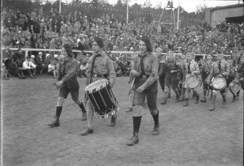 #2 Members of Hitler Youth in march, Potsdam, Germany, 1932.
