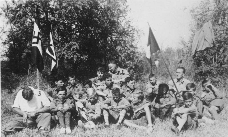 #9 Hitler Youth members on a trip to Tianjin, China, Oct 1933.