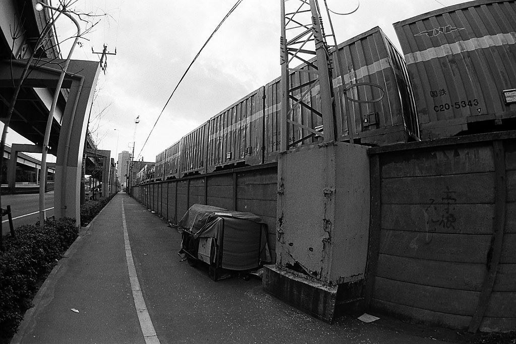 #36 Around Shiodome, Minato City, Tokyo Metropolis, Japan. 1980.