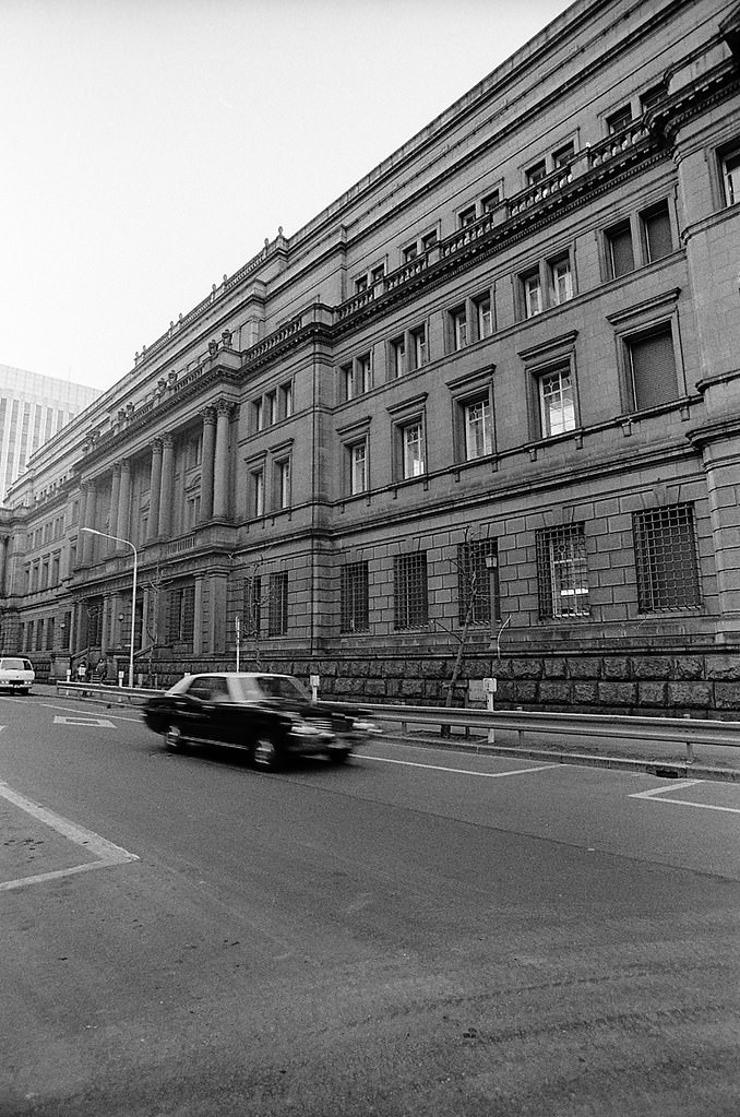 #58 Bank of Japan Head Office around Nihonbashi, Chuo City, Tokyo Metropolis, Japan. 1980.