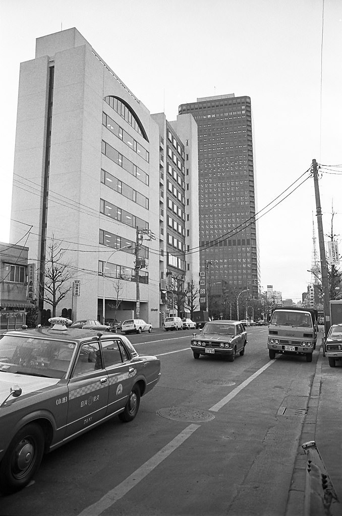 #8 World Trade Center Building around Hamamatsu-cho, Kaigan, Minato City, Tokyo Metropolis, Japan. 1980.