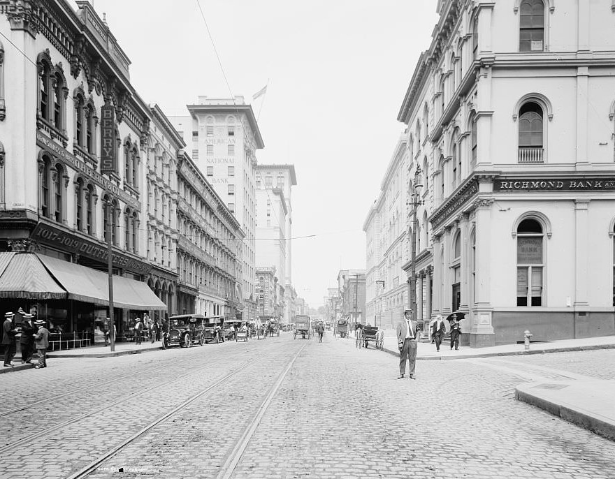 #12 Main Street, west from 12th, Richmond, 1910s