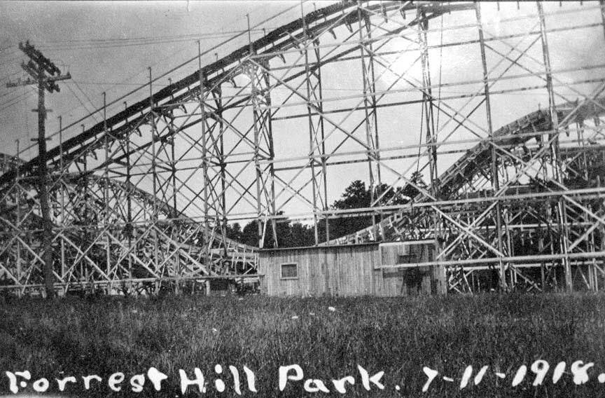#44 Roller Coaster at Forrest Hill Park, 1918