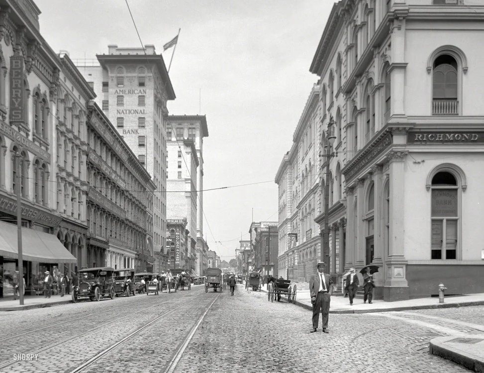 #46 Main Street, west from 11th Richmond, Virginia, 1912.