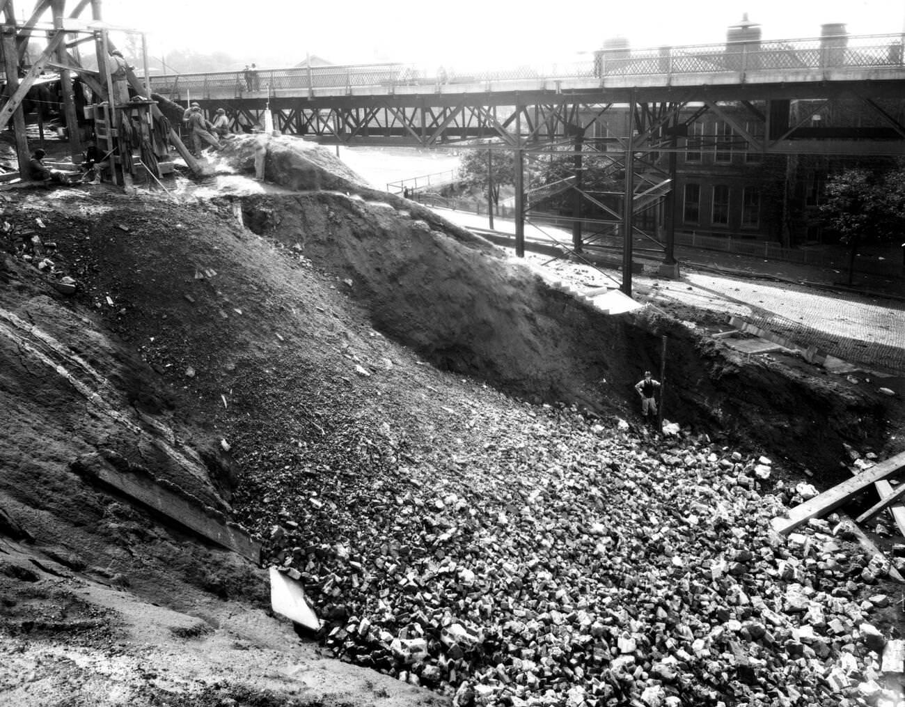 #21 Collapsed Church Hill Tunnel, Richmond, Virginia, 1925