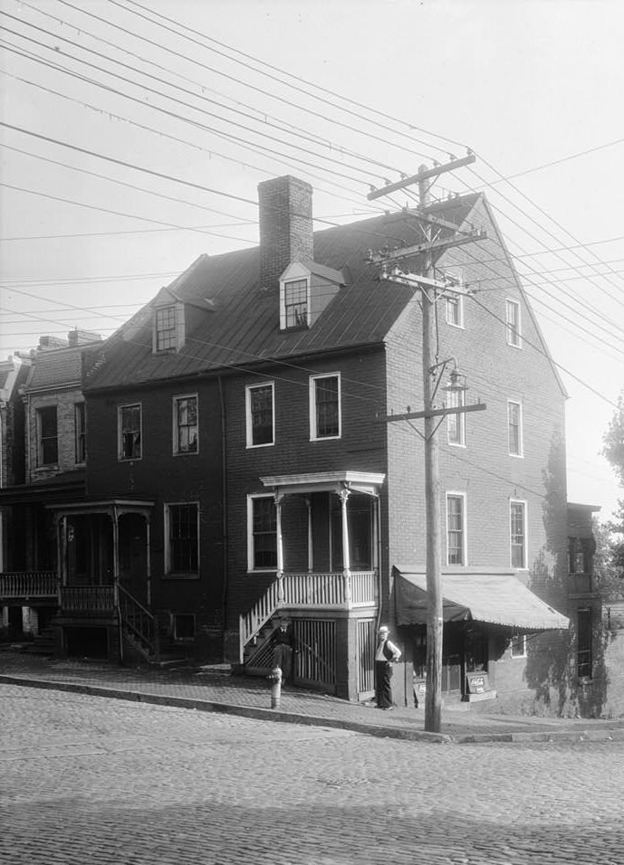 #27 Dr. John Adams Double House, 2501-2503 East Grace Street, Richmond, 1940s