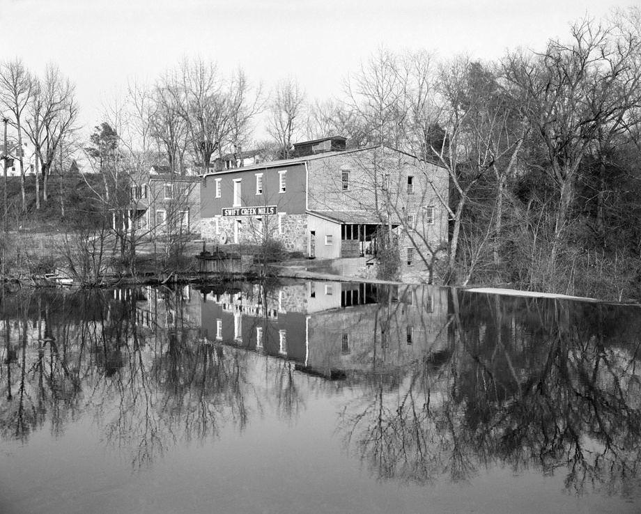 #108 Swift Creek Mill in Chesterfield County. Now home to the local theater, the site was built in 1663 as a gristmill and changed hands and functions many times over the centuries, according to the theater’s history.