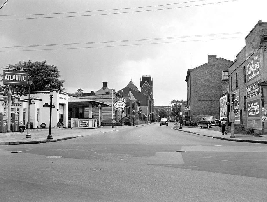 #134 Adams Street at West Leigh Street, 1950.