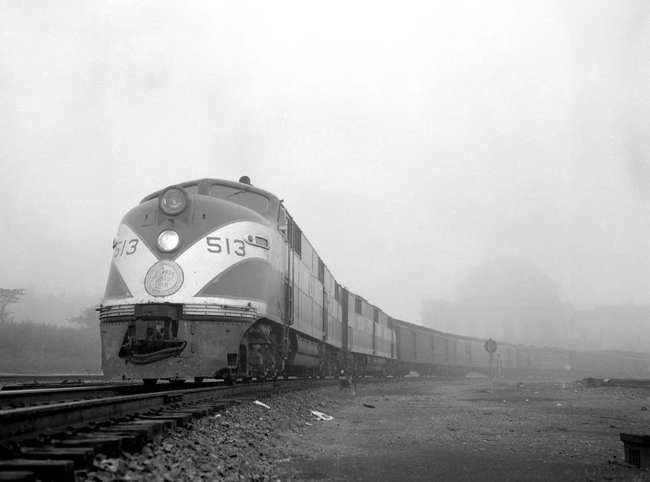 #157 Edition of The Times-Dispatch included a photo essay and story on train and car safety, 1951.