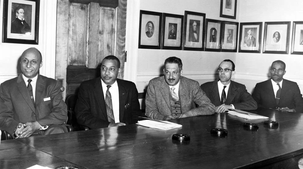 #209 NAACP delegates waited to appear before a Virginia General Assembly committee that was conducting an investigation into the group’s activities, 1957.