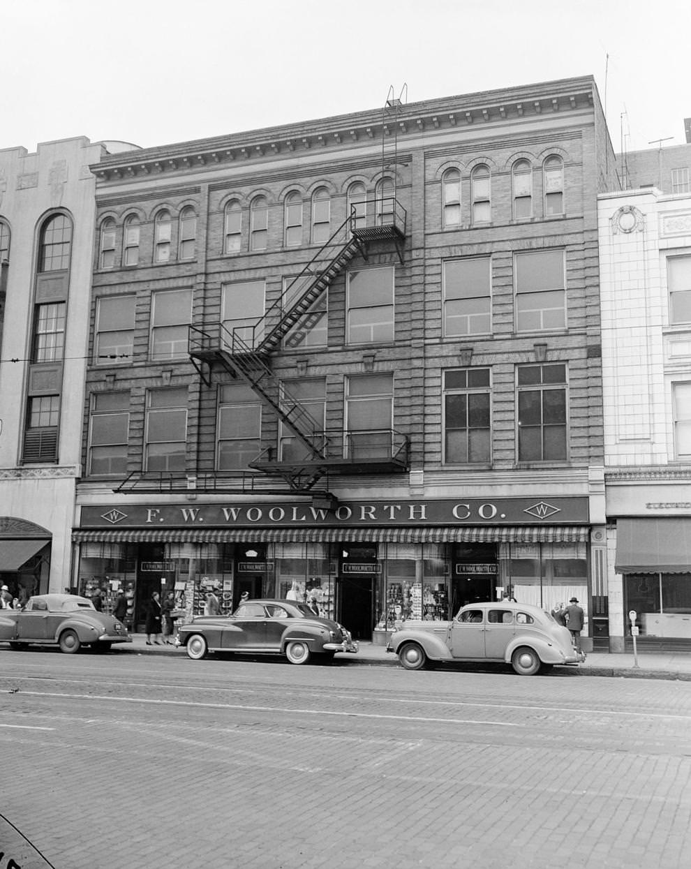 #210 A view of the F.W. Woolworth Co. store at 509 E. Broad St. downtown in June 1950.