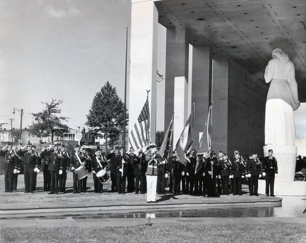 #18 Veterans Day was observed at the Virginia War Memorial in Richmond, 1962.
